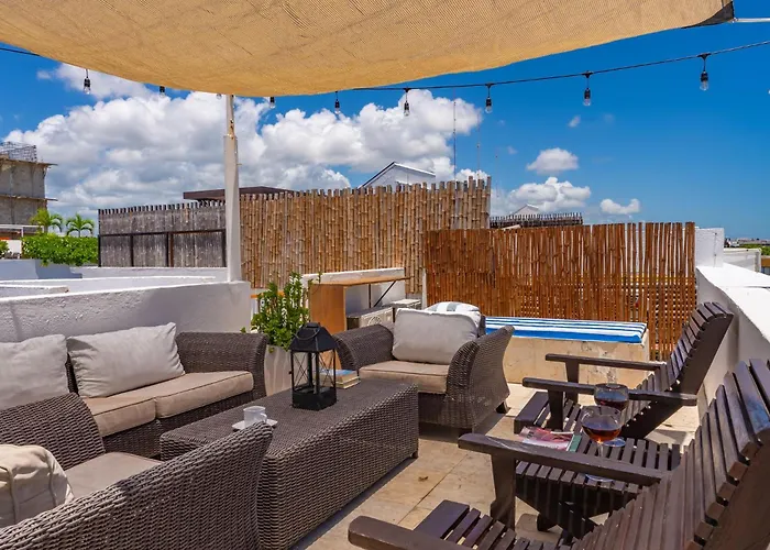 2 Story Ph Heated Jacuzzi Close 5th * Playa del Carmen