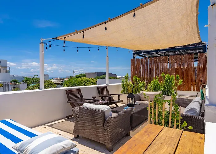 2 Story Ph Heated Jacuzzi Close 5th Appartement Playa del Carmen