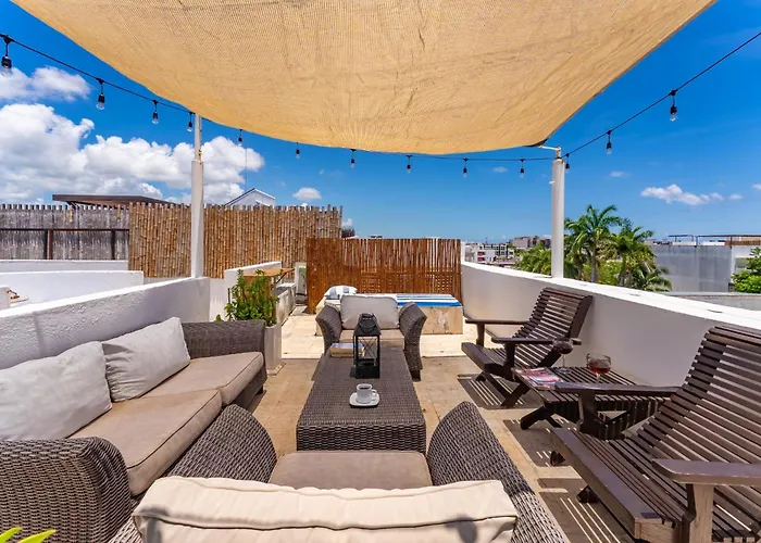 Appartement 2 Story Ph Heated Jacuzzi Close 5th Playa del Carmen